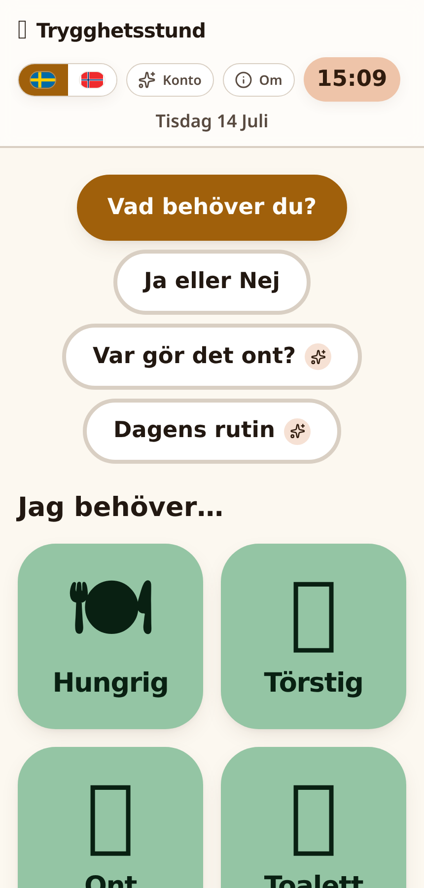 Skärmbild – Vad behöver du?